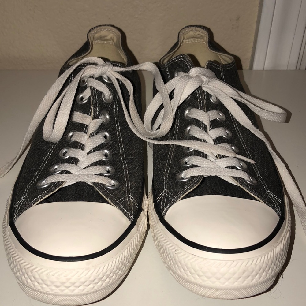 DARK GRAY CANVAS CONVERSE